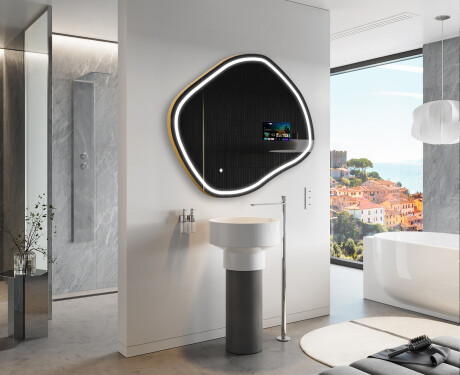 Miroir irrégulier salle de bain SMART R223 Google #9