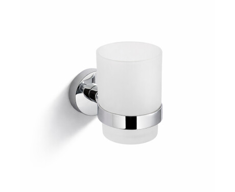 CLASSIC - Poignée avec tasse / chrome, verre mat