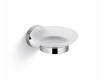 CLASSIC - Porte-savon / chrome, verre mat