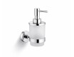 CLASSIC - Distributeur de savon liquide / verre dépoli / chrome