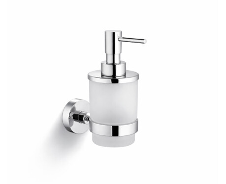 CLASSIC - Distributeur de savon liquide / verre dépoli / chrome