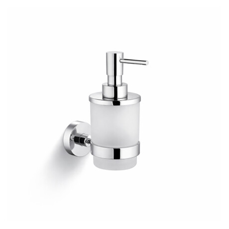 CLASSIC - Distributeur de savon liquide / verre dépoli / chrome #1