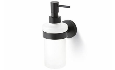 CLASSIC - Distributeur de savon liquide / verre dépoli / noir mat