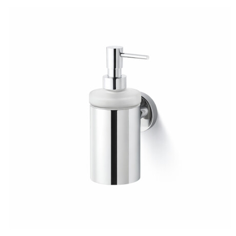 CLASSIC - Distributeur de savon liquide / boîtier métallique, verre dépoli / chrome #1