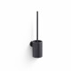 CLASSIC - Brosse de WC basse à suspendre / réservoir en métal, cartouche en plastique / noir mat #1