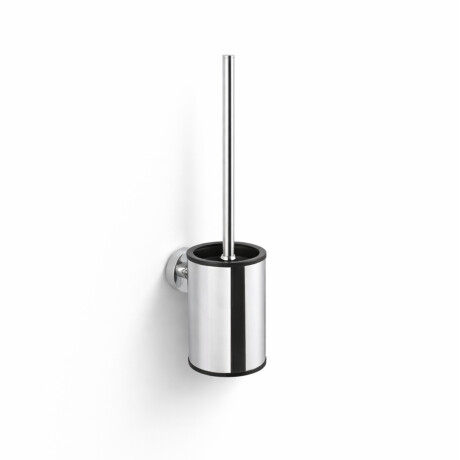 CLASSIC - Brosse de WC basse à suspendre / réservoir en métal, cartouche en plastique / chrome #1