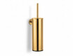 CLASSIC - Brosse de WC haute à suspendre / support métallique, tête en plastique / finition dorée brillante