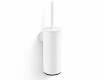 CLASSIC - Brosse de WC haute à suspendre / réservoir en métal, cartouche en plastique / blanc mat