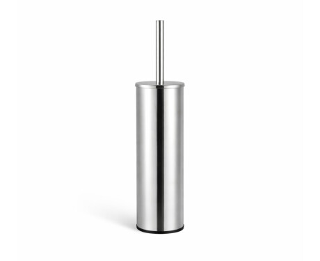 CLASSIC - Brosse de WC haute sur pied / cuvette en métal, cartouche en plastique / chromé