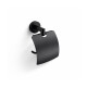 CLASSIC - Porte-papier toilette / avec cache / noir mat #1