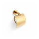 CLASSIC - Porte-papier toilette / avec cache / doré brillant #1