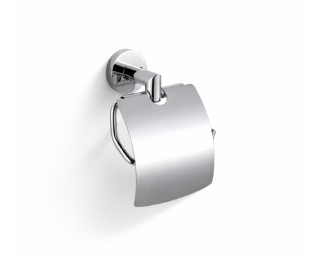 CLASSIC - Porte-papier toilette / avec cache / chromé