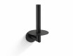 CLASSIC - Support avec rosace pour rouleau de papier toilette de rechange / noir mat