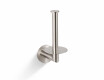 CLASSIC - Support avec rosace pour rouleau de papier toilette de rechange / acier brossé