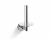 CLASSIC - Support avec rosace pour rouleau de papier toilette de rechange / chrome