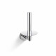 CLASSIC - Support avec rosace pour rouleau de papier toilette de rechange / chrome #1