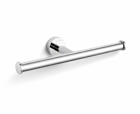 CLASSIC - Porte-rouleaux pour deux rouleaux de papier toilette / sans cache / chromé