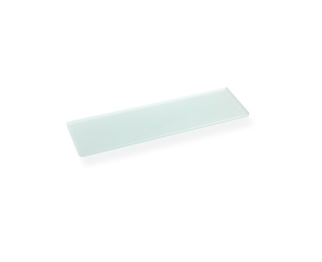 CLASSIC - Étagère 40 à placer sous un miroir, sans poignées / verre dépoli
