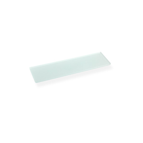CLASSIC - Étagère 40 à placer sous un miroir, sans poignées / verre dépoli #1