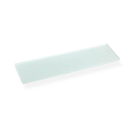 CLASSIC - Étagère 50 à placer sous un miroir, sans poignées / verre dépoli #1