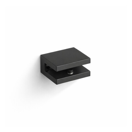 CLASSIC - Support/pince pour étagères en verre 07.80160/50/40/30 - 2 pièces / noir mat #1