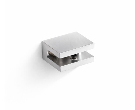 CLASSIC - Support/pince pour étagères en verre 07.80160/50/40/30 - 2 pièces / chrome