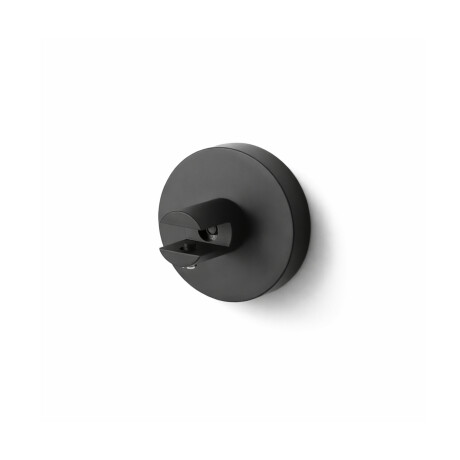 CLASSIC - Support avec rosace pour étagères en verre 07.80160/50/40/30 - 2 pièces / noir mat #1