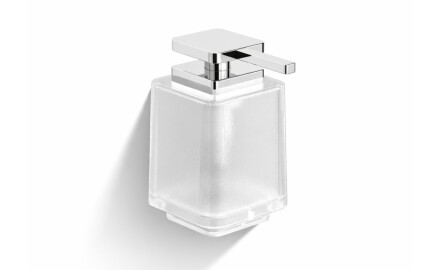 NEXT - Distributeur de savon liquide, sans support / chrome, verre mat