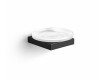 KOBE - Porte-savon  / noir mat, verre mat