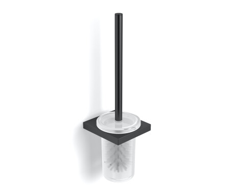 KOBE - Brosse de WC suspendue / noir mat