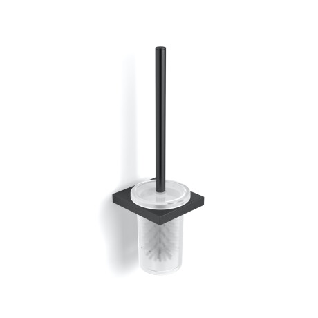KOBE - Brosse de WC suspendue / noir mat #1