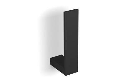 KOBE - Support pour rouleau de papier toilette de rechange / noir mat