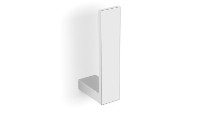 KOBE - Support pour rouleau de papier toilette de rechange / chromé