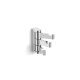 MILANO - Crochet porte-serviettes / triple, orientable / chromé #1