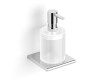 MILANO - Distributeur de savon liquide / chrome, verre mat