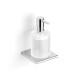 MILANO - Distributeur de savon liquide / chrome, verre mat #1