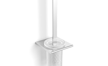 MILANO - Brosse de WC suspendue / chromée