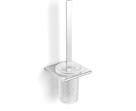 MILANO - Brosse de WC suspendue / chromée