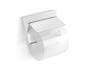 MILANO - Porte-papier toilette / orientable avec cache / chromé