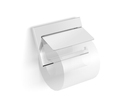 MILANO - Porte-papier toilette / orientable avec cache / chromé
