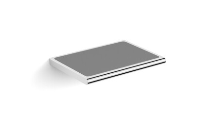 MILANO - Support pour téléphone / surface antidérapante / chrome