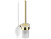 MEGAN - Brosse de WC suspendue / or champagne brossé