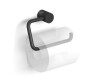 MEGAN - Porte-papier toilette / mobile, sans cache / noir mat