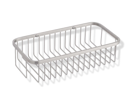 Panier 30 x 14 x 9 / acier brossé