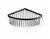 Panier d'angle 20 x 20 x 9 / noir mat