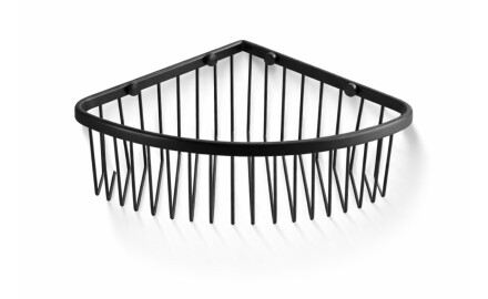 Panier d'angle 20 x 20 x 9 / noir mat