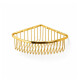 Panier d'angle 20x20x9 / doré brillant #1
