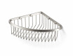 Panier d'angle 20x20x9 / acier brossé