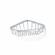 Panier d'angle 16x16x4 / chromé #1