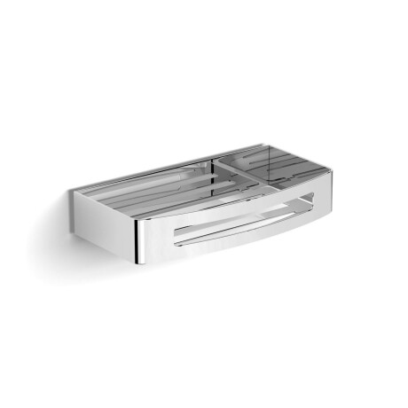 Panier 22 x 12 x 4 / système de fixation Lift & Clean™ / acier poli #1